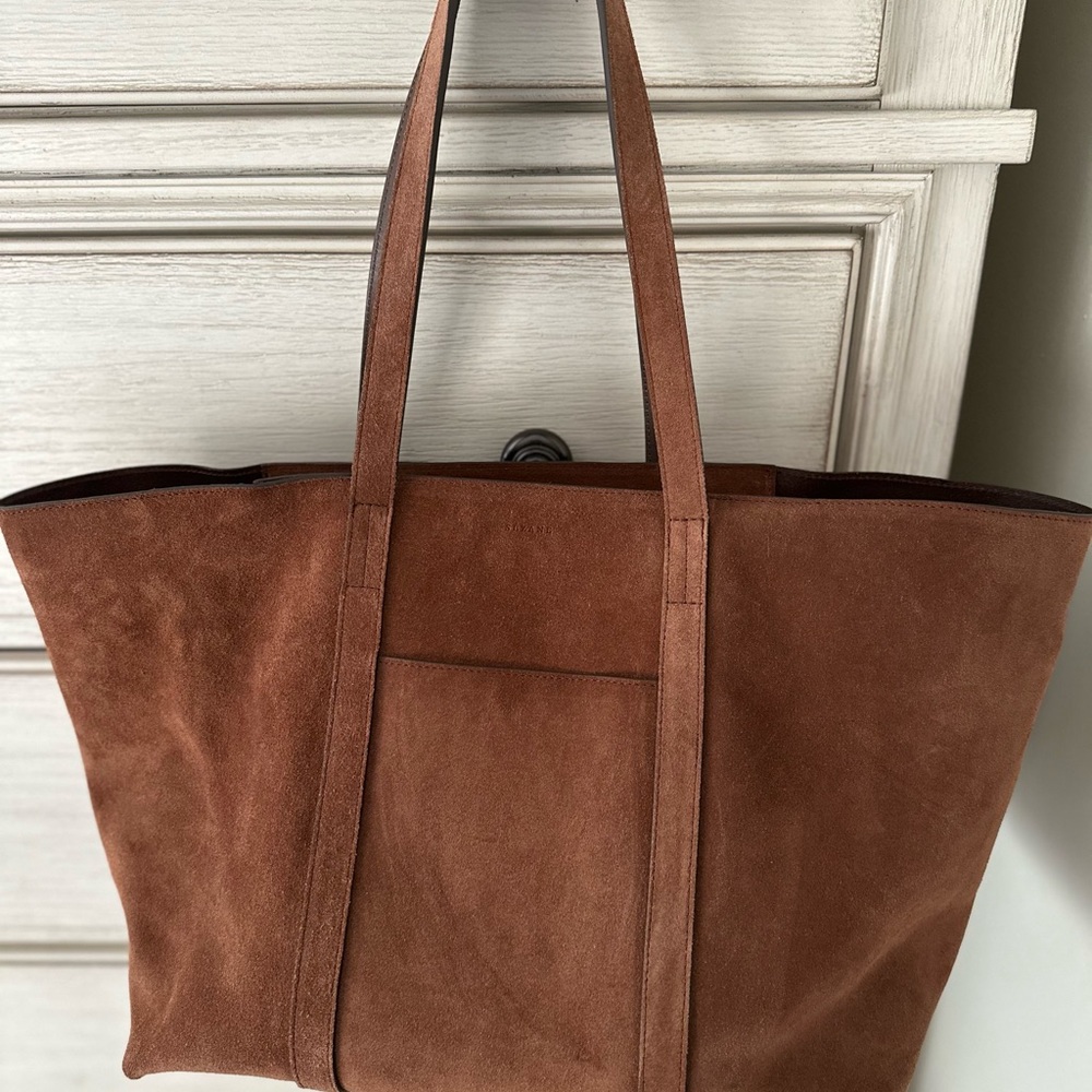 Sezane Gabin Chocolate tote